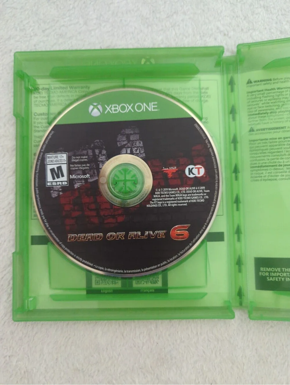 Dead or Alive 6 Xbox One Game